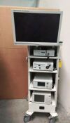 STRYKER 1088  Laparascopy Tower HD Processor , Light Source, Insufflator, Capture Systems, Monitor, Tower