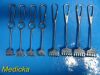 AESCULAP Lot of 8 Ditmar &  BT-266 Volkmann Rake Retractors, 6 Prong, Sharp