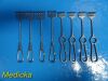 AESCULAP Lot of 8 Ditmar &  BT-266 Volkmann Rake Retractors, 6 Prong, Sharp