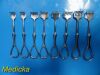 8X KNY Scheerer & Codman Assorted Volkman BABY Rake Retractor, 4/6 Prongs