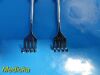 8X KNY Scheerer & Codman Assorted Volkman BABY Rake Retractor, 4/6 Prongs