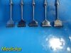 8X KNY Scheerer & Codman Assorted Volkman BABY Rake Retractor, 4/6 Prongs