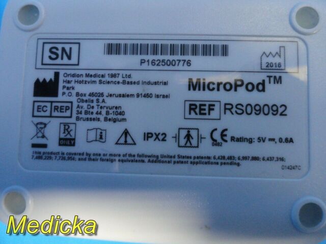 MEDTRONIC 2016  Oridion RS09092 Microstream MicroPod External etCOÃ¢Â‚Â‚ Module