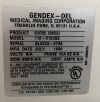 GENDEX 110-0120G2  1100120G2 GX 525 HIGH FREQUENCY GENERATOR CONSOLE Rad Room
