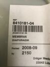 DRAEGER Evita menbrane diaphragm part number 8410181-04 Ventilator