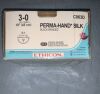 ETHICON C063D Silk black, 8 x 18, X-1 cutting, CR/8 (8 sutures per packet) Sutures