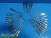 Straight & Angled Ring Lot of 35 TRE Surgical Straight & Angled Ring Curettes