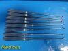 Straight & Angled Ring Lot of 35 TRE Surgical Straight & Angled Ring Curettes