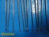 Straight & Angled Ring Lot of 35 TRE Surgical Straight & Angled Ring Curettes