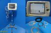 PHILIPS 2004 C3  W/ All Patient Leads & Stand ~ Coloured Patient Monitor