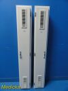 2X White  Wooden Right & Left Sided Doors Scope Holder / Hanger / Cabinet
