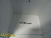 2X White  Wooden Right & Left Sided Doors Scope Holder / Hanger / Cabinet