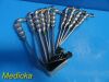JARIT Lot of 10  Codman Sklar Assorted Kelly Retractors; Hollow Grip