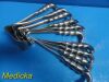 JARIT Lot of 10  Codman Sklar Assorted Kelly Retractors; Hollow Grip