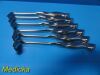 JARIT 6X  Codman Assorted Richardson Retractors; Lamb Handle