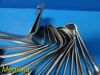 JARIT 6X  Codman Assorted Richardson Retractors; Lamb Handle