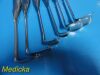JARIT 6X  Codman Assorted Richardson Retractors; Lamb Handle