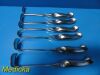 JARIT 6X  Codman Assorted Richardson Retractors; Lamb Handle