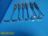 JARIT 6X  Codman Assorted Richardson Retractors; Lamb Handle