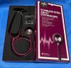 MEDLINE MDS92280 Stainless Steel Adult Stethoscope (Burgundy)