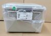 CASE MEDICAL New  Flashtite Half size sealed Sterilization container, With lid cover, 12.3"X 11"X 8"  Ref # SC08HGV Surgical Cases