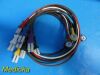 SPACELABS Trulink 10-Lead ECG Cable Ref 700-0008-00 W/ Snap Lead Wire Set
