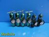 6X Responsive Respiration Inc Model 120-1050 BRASS Responsive Respiration Inc Model 120-1050 BRASS 50 PSI O2 Regulators