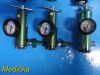 6X Responsive Respiration Inc Model 120-1050 BRASS Responsive Respiration Inc Model 120-1050 BRASS 50 PSI O2 Regulators