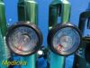6X Responsive Respiration Inc Model 120-1050 BRASS Responsive Respiration Inc Model 120-1050 BRASS 50 PSI O2 Regulators