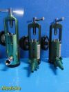 6X Responsive Respiration Inc Model 120-1050 BRASS Responsive Respiration Inc Model 120-1050 BRASS 50 PSI O2 Regulators