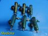 6X Responsive Respiration Inc Model 120-1050 BRASS Responsive Respiration Inc Model 120-1050 BRASS 50 PSI O2 Regulators