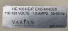 VARIAN HE-100 HE100  P9-41098  P941098 HEAT EXCHANGER Rad/Fluoro Room