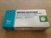 FEATHER 7651BR Micro Feather Ophthalmic Scalpel With Aluminum Handle (5/Box)