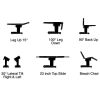 SKYTRON UltraSlide O/R Table