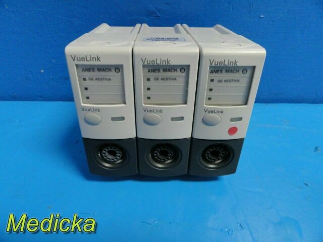 PHILIPS Lot of 3  M1032A VueLink Anes Mach B GE Aestiva Module