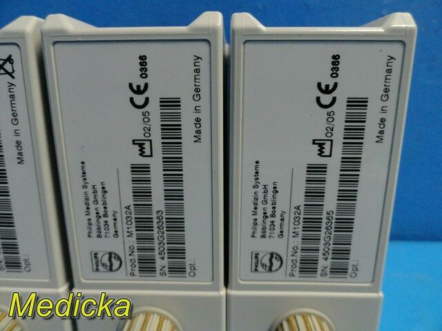 PHILIPS Lot of 3  M1032A VueLink Anes Mach B GE Aestiva Module