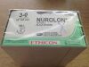 ETHICON C553D Black Braided Nylon Suture, 18" (1 Dozen) (X)