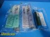 TELEFLEX MEDICAL 14 x Teleflex 77700 Green Rusch  Handles W/ Mill 3 / 4 Blades~ Laryngoscope