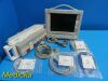 HEWLETT PACKARD HP Anaesthesia V24C (ECG IBP NBP SpO2 CO2 TEMP CO) Monitor