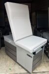 RITTER Midmark Exam Table 100 104 New Graphite Upholstery Tan Shell Exam Table