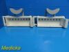 PHILIPS Intellivue M8048A FMS (Flexible Module Server) Racks W/ Clamps ~ Module Rack