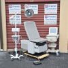 ENOCHS Exam Tables Power 4000 foot control w New White Upholstery Tan Base Exam Table