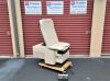 ENOCHS 4000 foot control w New Creme Upholstery Tan Base Exam Table