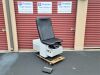 ENOCHS 4000 foot control w New Black Upholstery White/Gray Base Exam Table