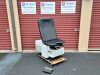 ENOCHS 4000 foot control w New Black Upholstery White/Gray Base Exam Table