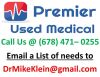 UMF Power Exam Table 5080 with New Creme Upholstery (Power Up & down- manual back) Exam Table