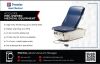 UMF Power Exam Table 5080 with New Creme Upholstery (Power Up & down- manual back) Exam Table