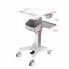 EASTSHORE Gas Spring Assisted Heigh Adjustable Mobile Trolley Cart ultrasound scanner system Instrument Cart