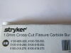 STRYKER Quantity  of 5  Ref: 0277-010-210 Cross-Cut Fissure Carbide Bur 1.0mm Exp. 07/2024 Scalpels and Blades