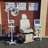 RITTER Midmark   Power Exam Chair 75L w Hand Control & New Graphite/ Lt Grey Upholstery Exam Chair